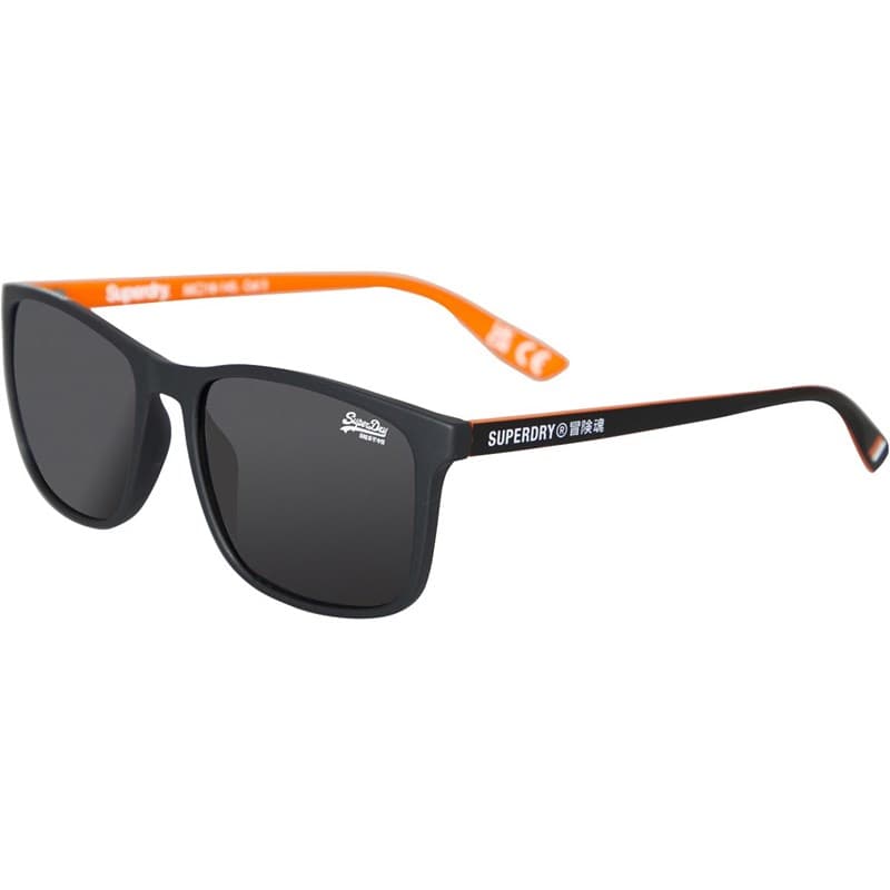 Superdry Unisex Hacienda Zonnebrillen Zwart - Afbeelding 1