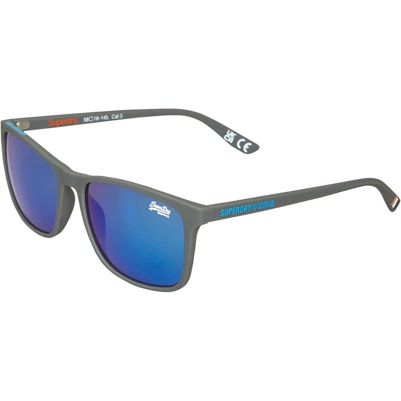Superdry Unisex Hacienda Zonnebrillen Grijs - Afbeelding 1