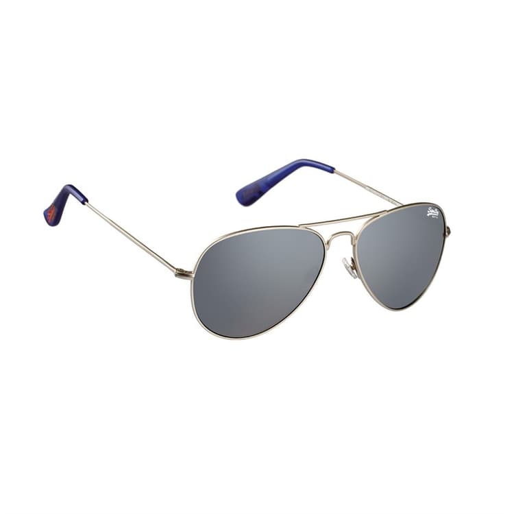 Superdry Huntsman Zonnebrillen 3 Zilver/Blauw