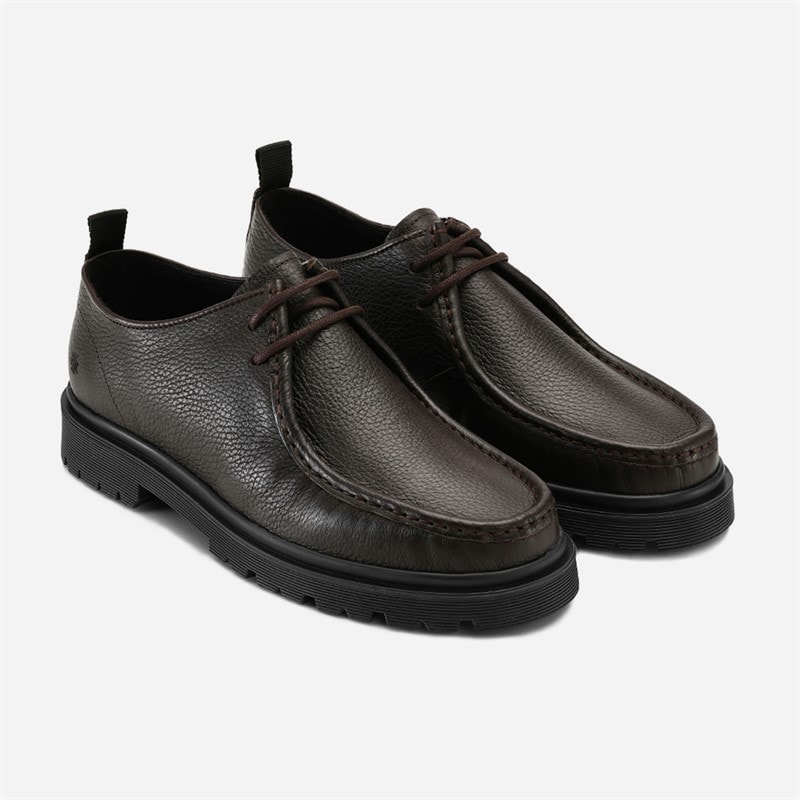 Herren - Alain Schnürschuhe Dark Brown tumbled leather - Bild 1