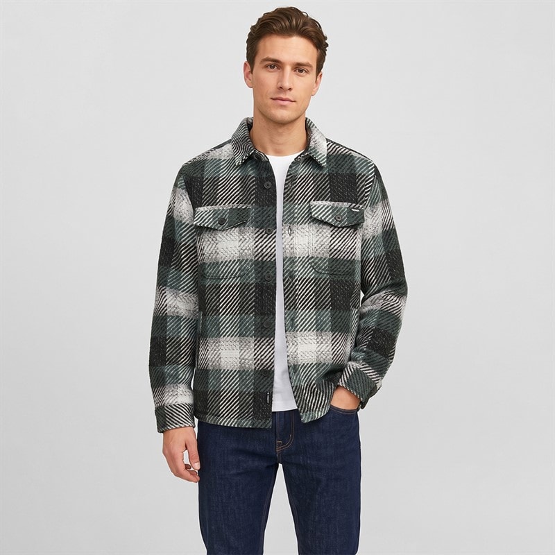 Indicode Heren boldstone shirt - Smoke Pine