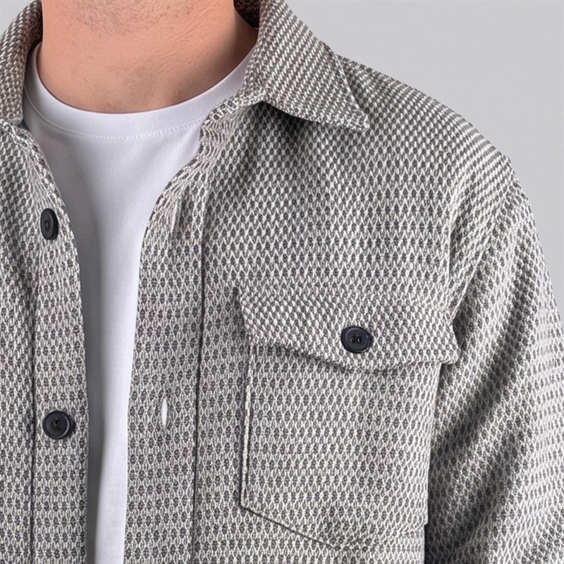 Chemise Haleo hommes Beige Mix - Image 2