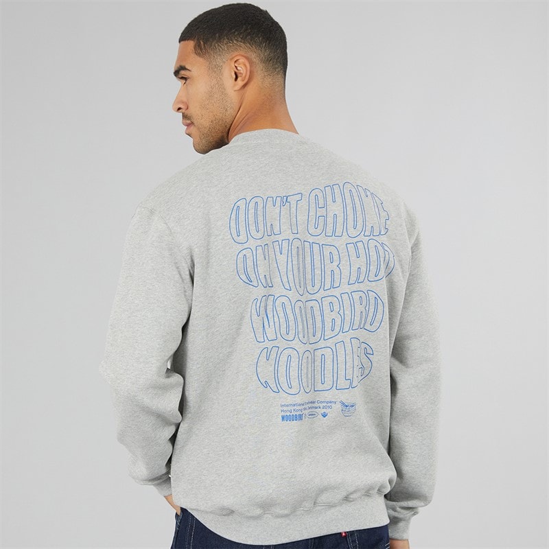 Herren - Cane Wobble Sweatshirt Grey Melange - Bild 3