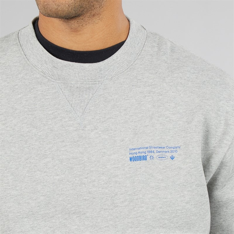 Herren - Cane Wobble Sweatshirt Grey Melange - Bild 4