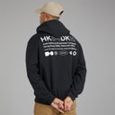 Sweat à capuche Pacs HKDK hommes Noir
