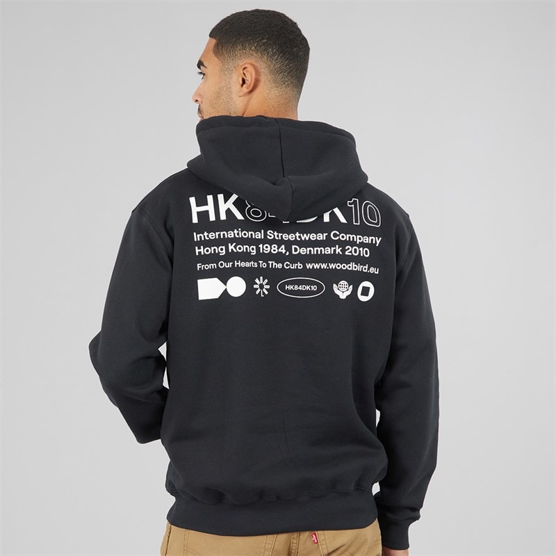 Sweat à capuche Pacs HKDK hommes Noir - Image 3