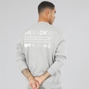 Heren cane hkdk trui Grey Melange