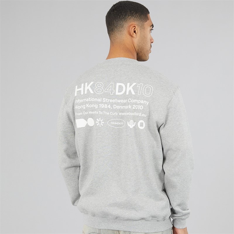 Heren cane hkdk trui Grey Melange - Afbeelding 3