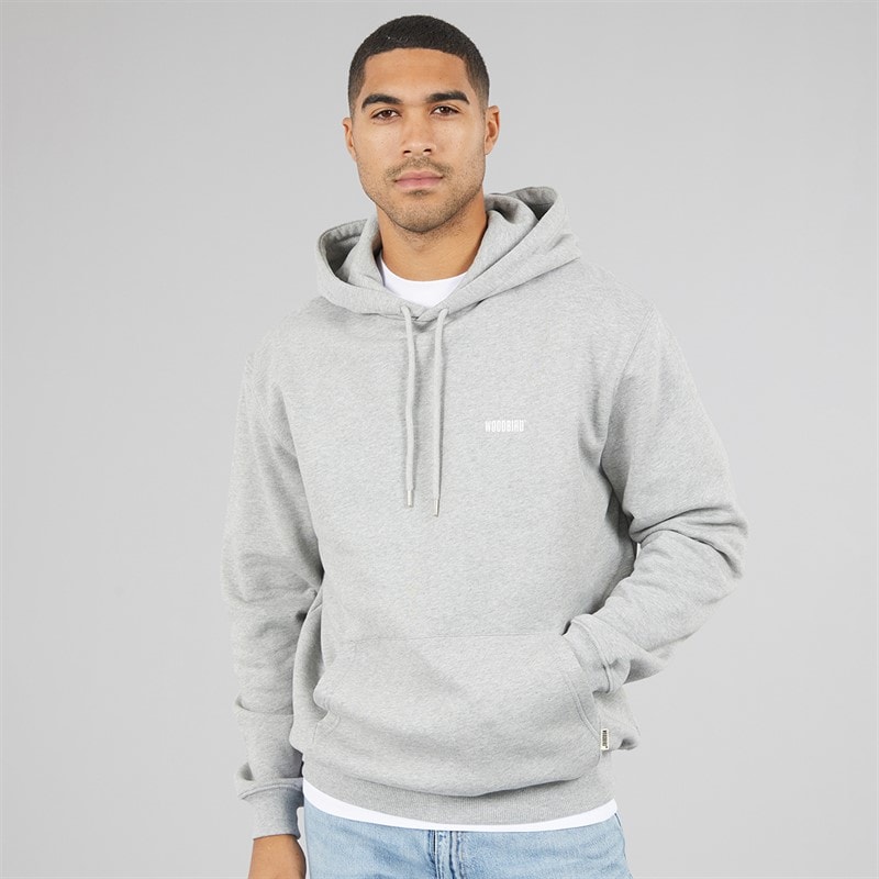 Sweat à capuche Pacs HKDK hommes Grey Melange - Image 2