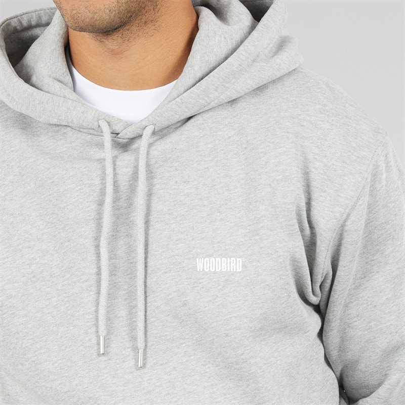 Sweat à capuche Pacs HKDK hommes Grey Melange - Image 4