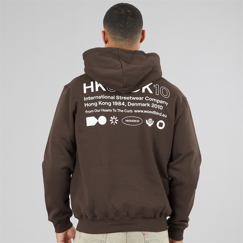Herren - Pacs HKDK Kapuzenpullover Braun - Bild 3