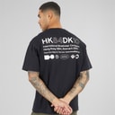 Heren baine hkdk t-shirt Zwart