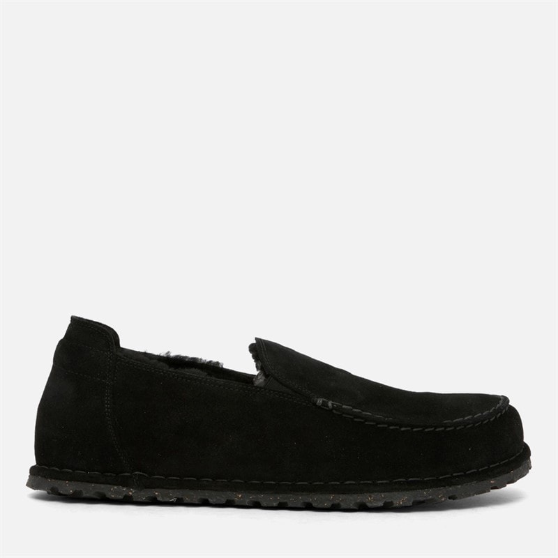 Birkenstock Mężczyźni mokasyny utti z kożuchem - Czarny