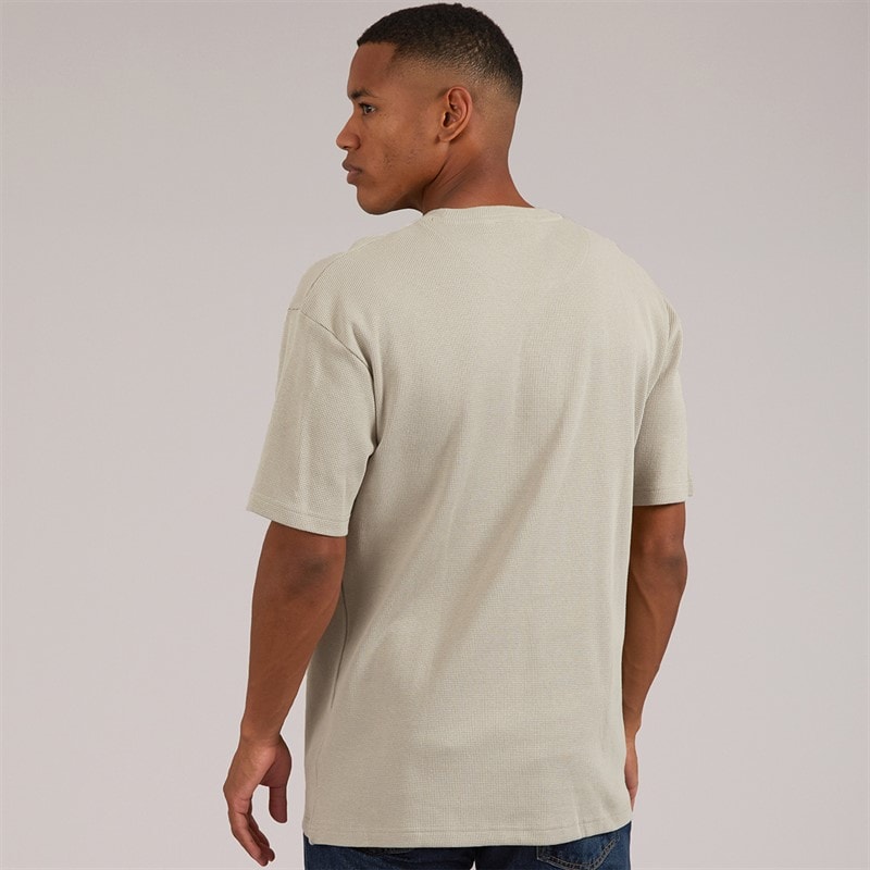 Heren static relaxed fit crew neck t-shirt Sand - Afbeelding 2
