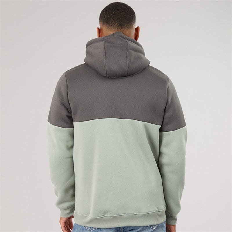 Herren - Creevy Kapuzenpullover Charcoal/Mineral Grün - Bild 2
