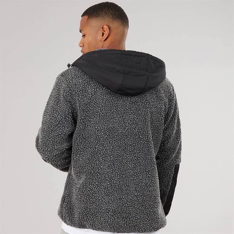 Polaire sherpa zippée Brecon hommes Black Marl - Image 2