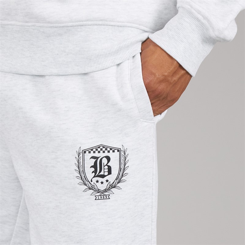 Herren - Whitworth Oversize Jogginghose Hellgrau Marl - Bild 3