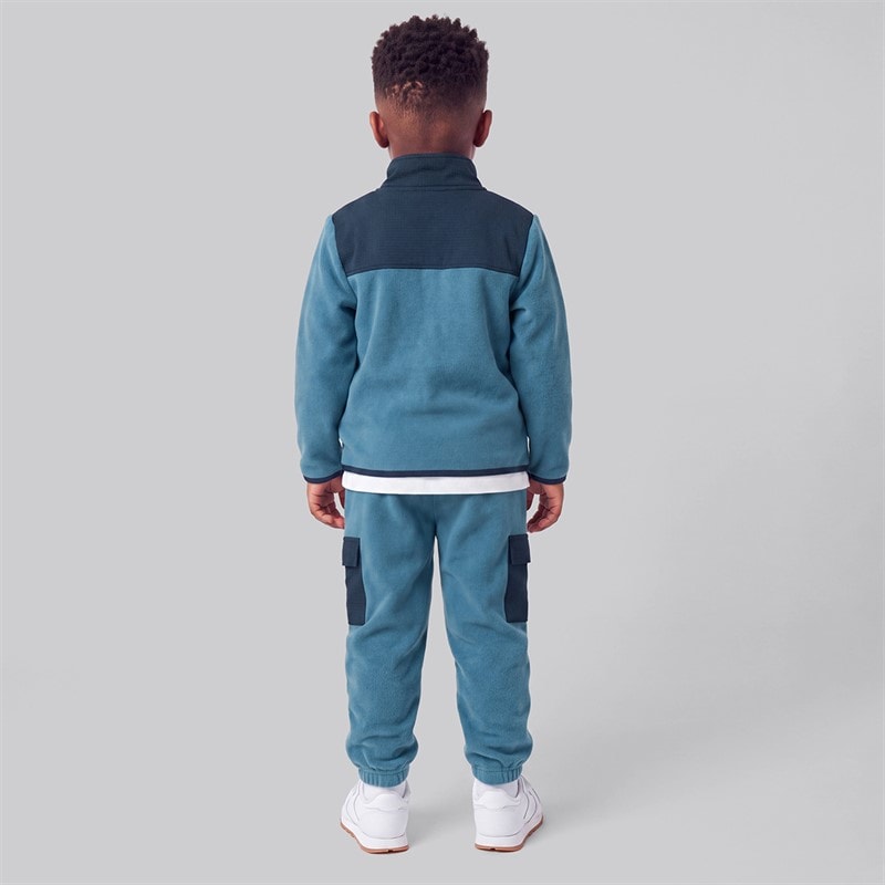 Chłopcy bluza polarfleece caden i spodnie dresowe Niebieski – zdjęcie  2