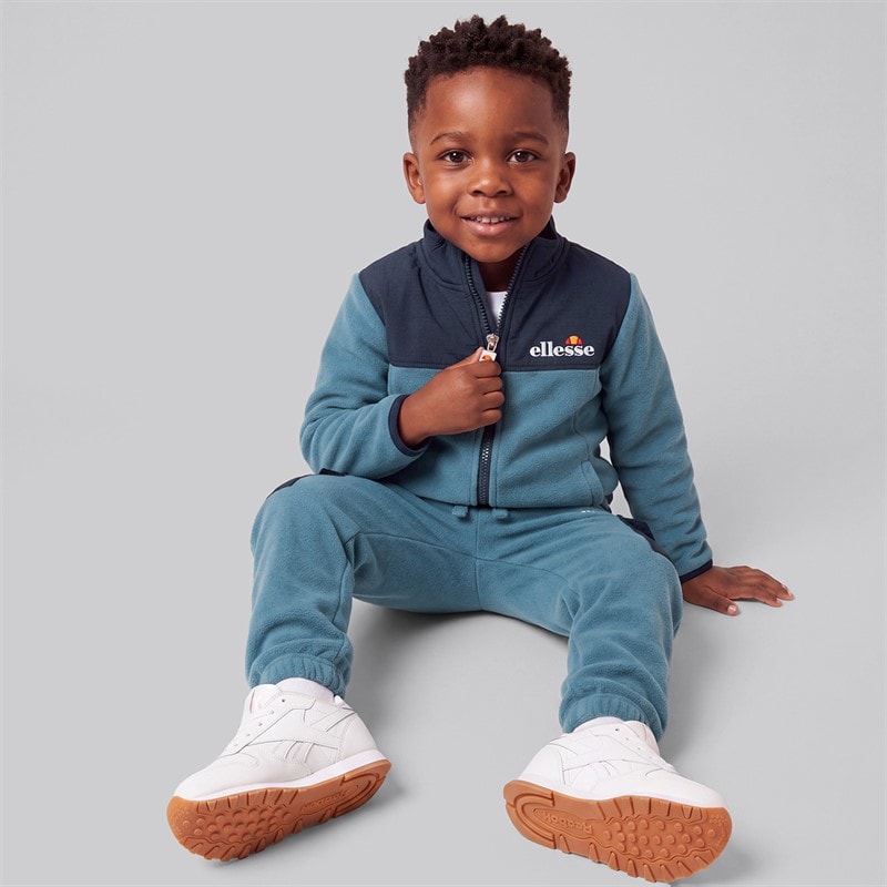 Chłopcy bluza polarfleece caden i spodnie dresowe Niebieski – zdjęcie  3