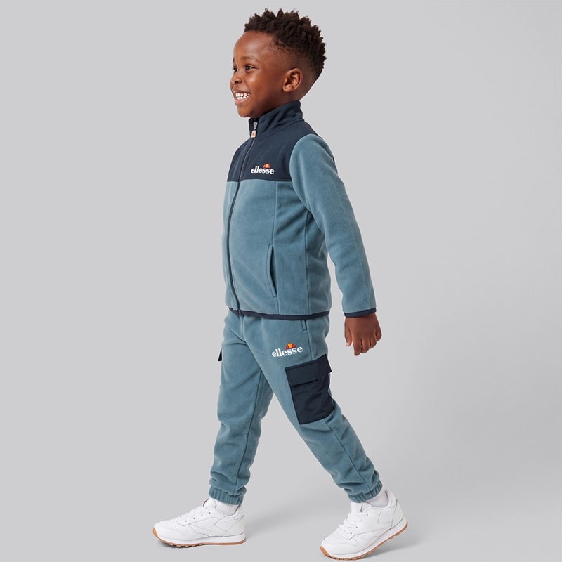 Chłopcy bluza polarfleece caden i spodnie dresowe Niebieski – zdjęcie  4