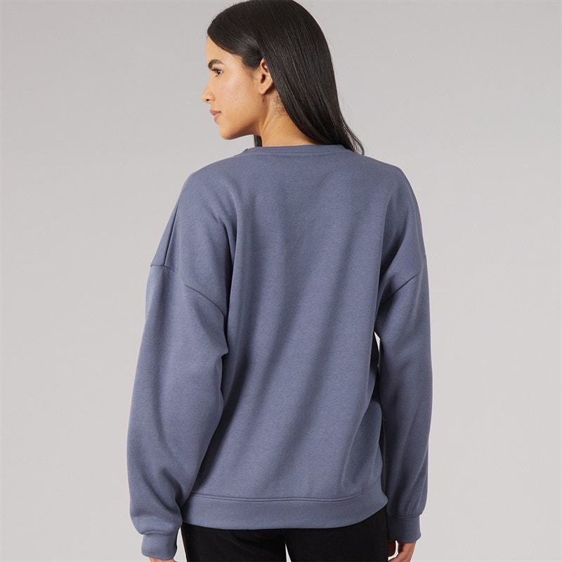 Damskie bluza oversize Dusty Blue – zdjęcie  2