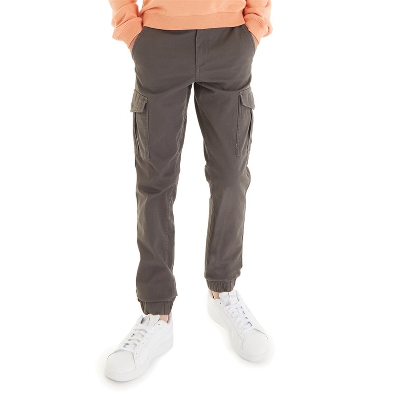 Pantalon cargo Marco Dean avec revers garçons Asphalt - Image 1