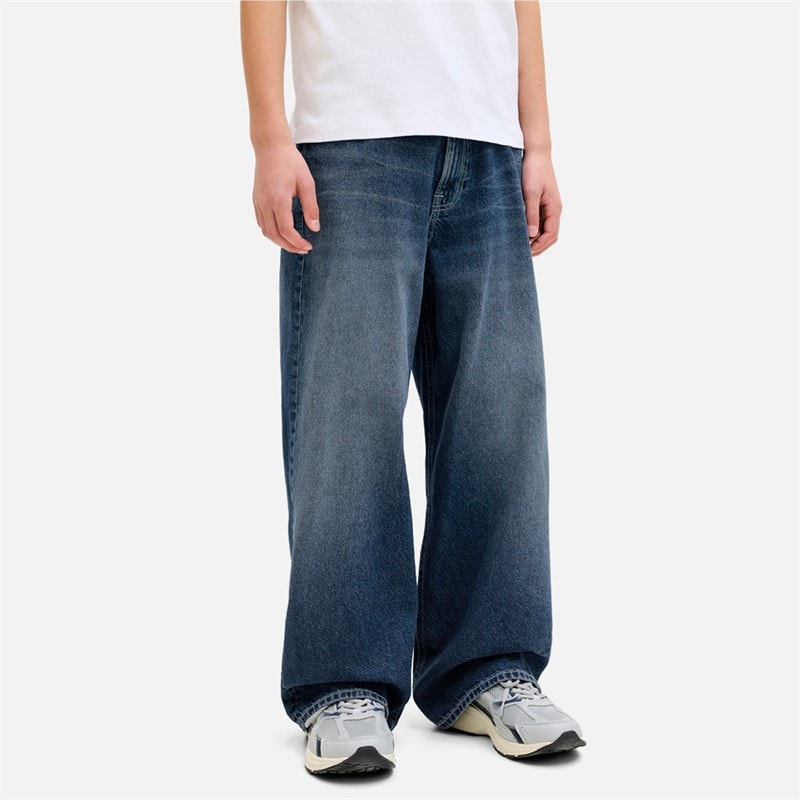 JACK & JONES Jean large Dave Original SQ 138 garçons - Blue Denim