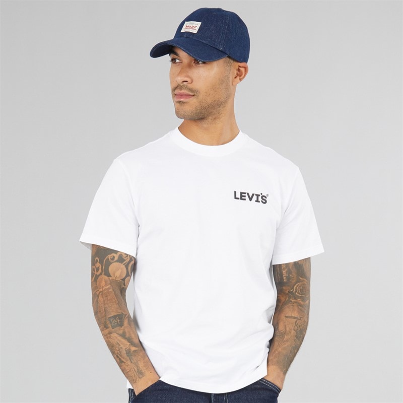 T-shirt coupe décontractée hommes Blanc - Image 1