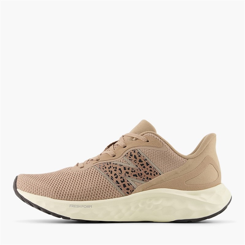 New Balance Chaussures de course Fresh Foam Arishi V4 neutres femmes - Flat Taupe/Noir Cement/Permafrost