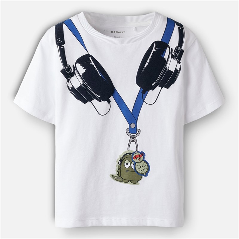 T-shirt henni garçons Bright White - Image 1