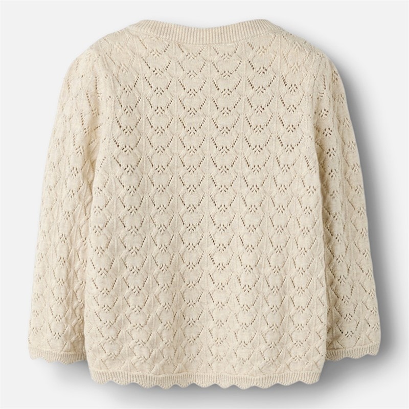 Meisjes himali gebreid vest Peyote Melange - Afbeelding 2