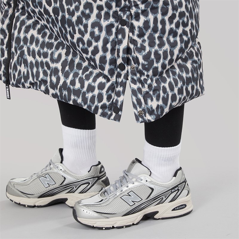 Damen - Thea Lange Wasserdichte Jacke Leopard - Bild 5