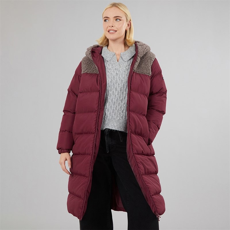 Damen - Jenner Mid-Length Jacke Wine - Bild 1