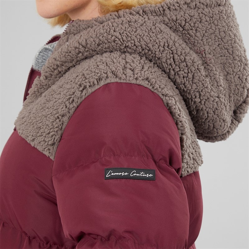 Damen - Jenner Mid-Length Jacke Wine - Bild 3