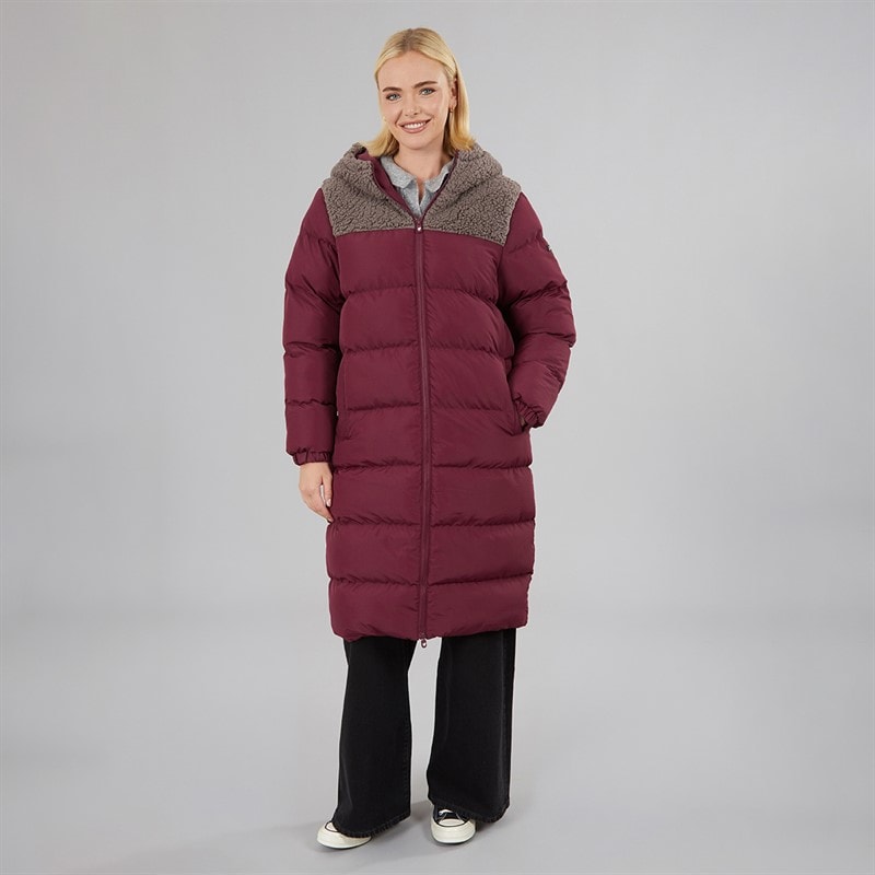Damen - Jenner Mid-Length Jacke Wine - Bild 4