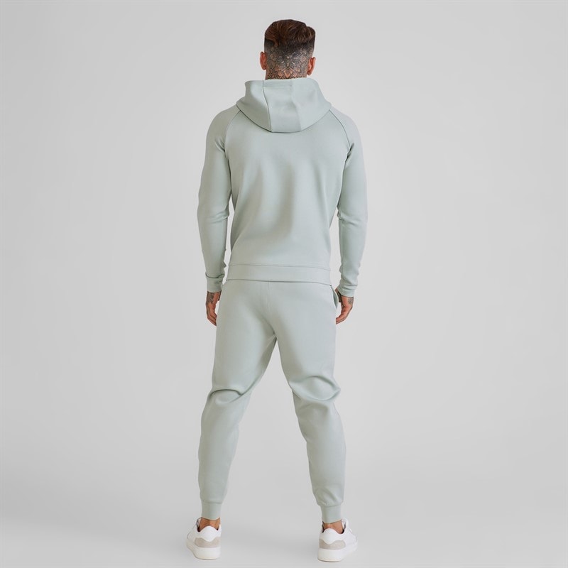 Heren hoodie en joggers set Groen - Afbeelding 2