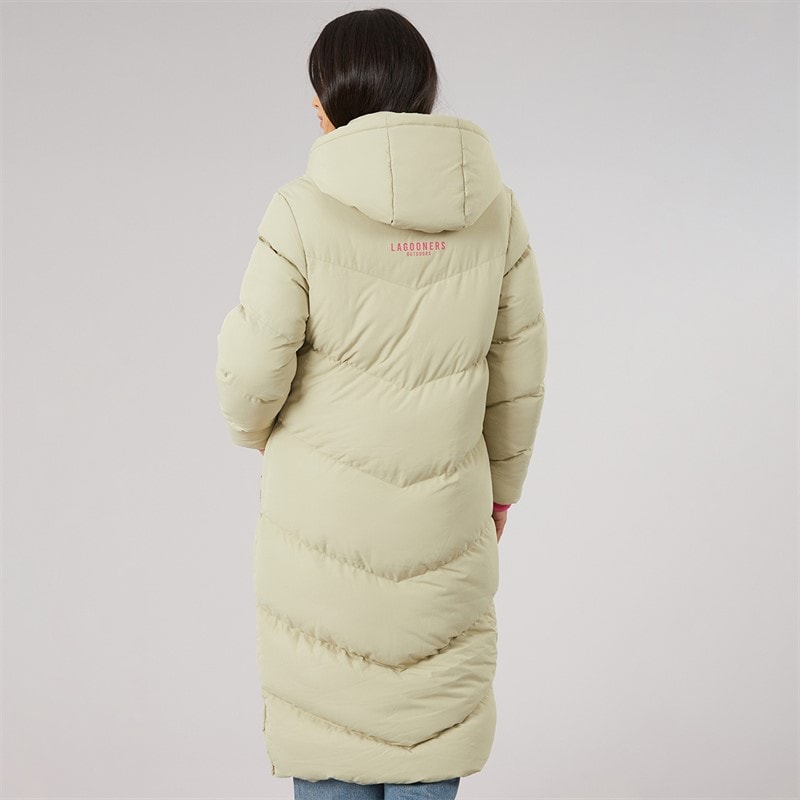 Long manteau matelassé Isley femmes Kaki - Image 2