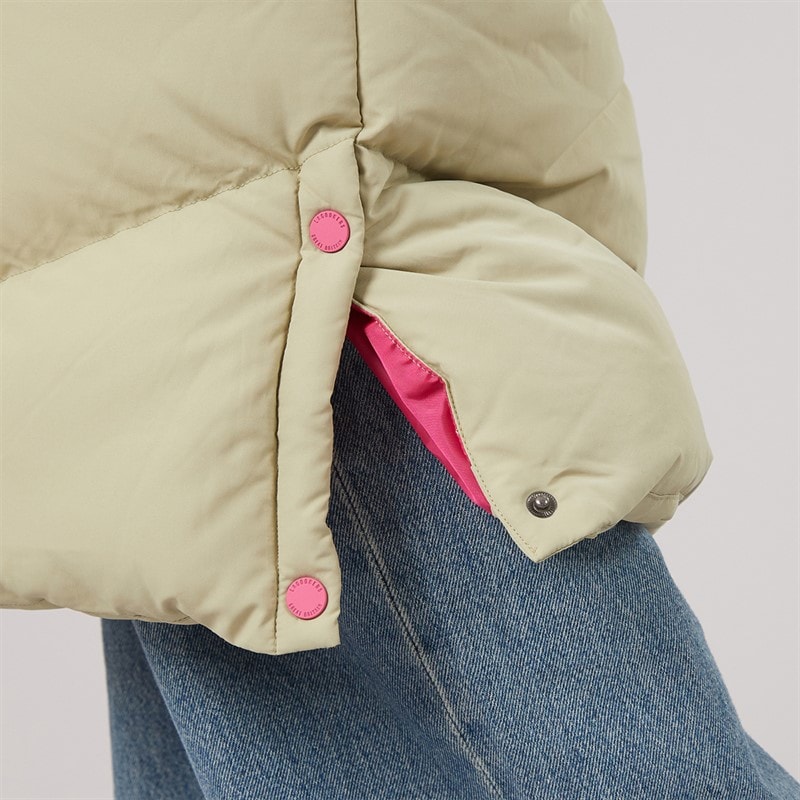 Long manteau matelassé Isley femmes Kaki - Image 5