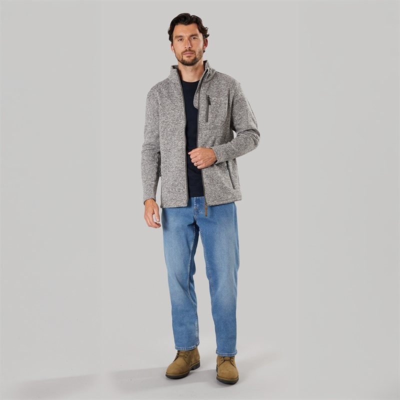 Jean denim Harlan hommes Middle Vintage Blue Denim - Image 4