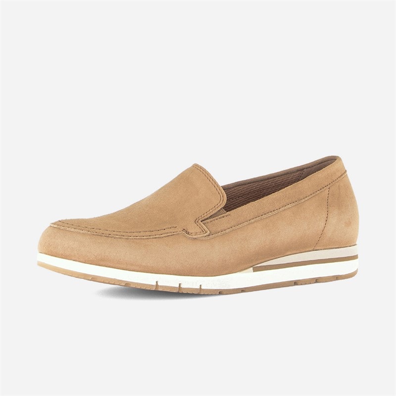 Damen - Keilabsatz Slip-On Schuhe Saddle - Bild 2