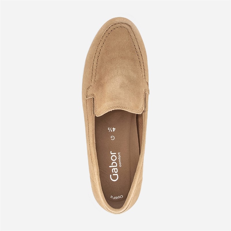 Damen - Keilabsatz Slip-On Schuhe Saddle - Bild 3