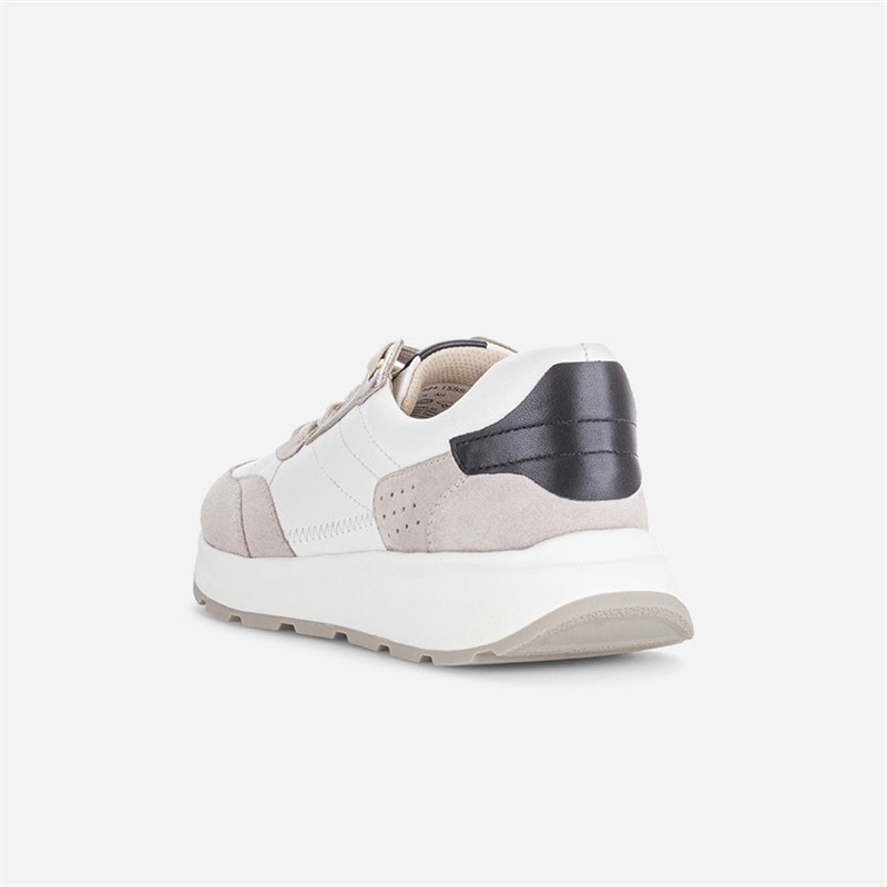 Dames trainers met ritsdetail Wit/Grijs/Zwart - Afbeelding 4