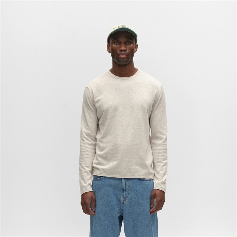 Gabba Herren - Lima Gestrickter Pullover - Sand Melange