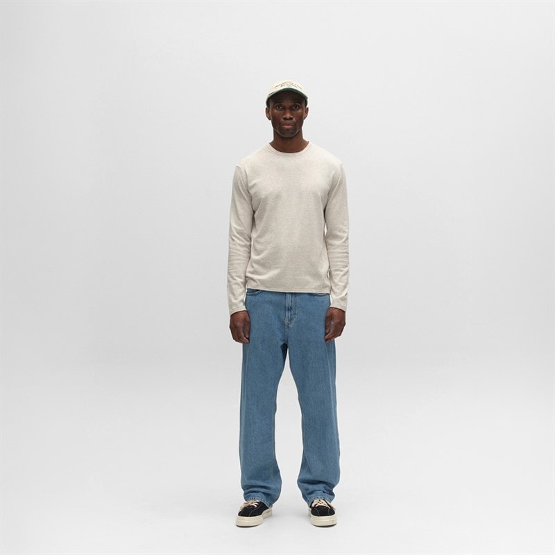 Herren - Lima Gestrickter Pullover Sand Melange - Bild 2