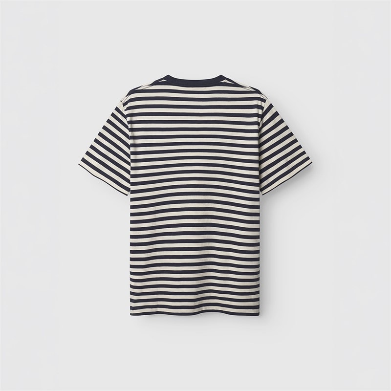 Mężczyźni t-shirt z paskiem dune Navy Stripe – zdjęcie  2