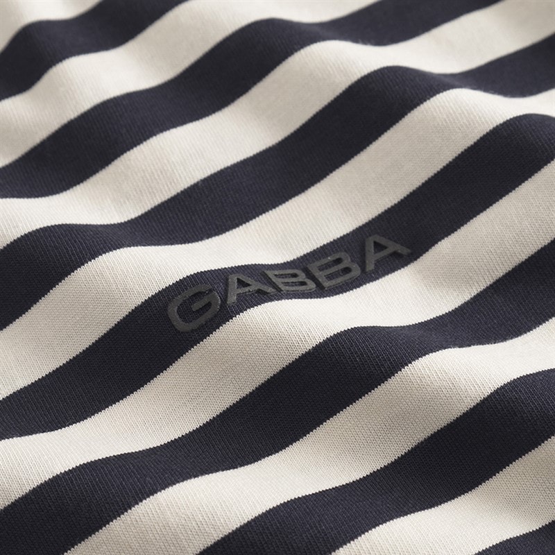Mężczyźni t-shirt z paskiem dune Navy Stripe – zdjęcie  3