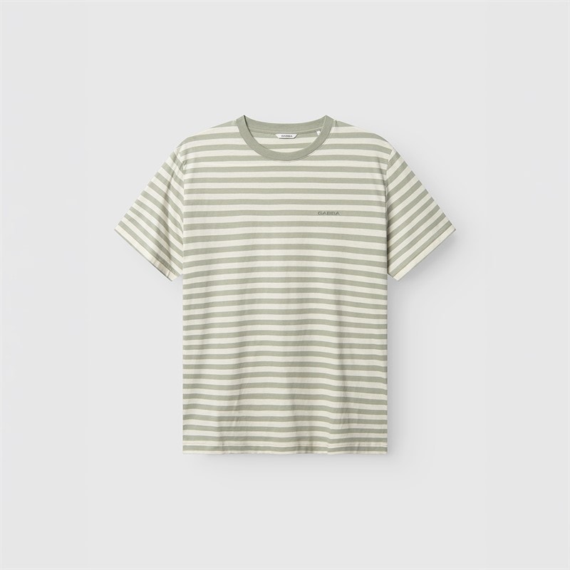 Gabba Herren - Dune Stripe T-Shirt - Green Stripe