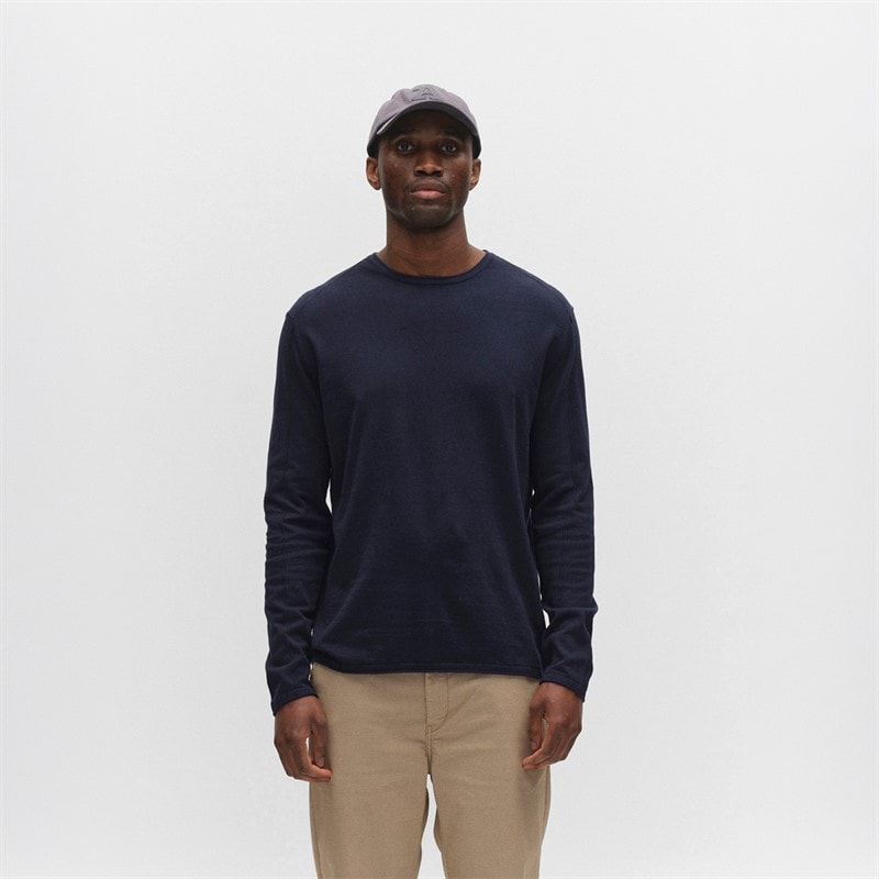 Gabba Herren - Lima Gestrickter Pullover - Marineblau