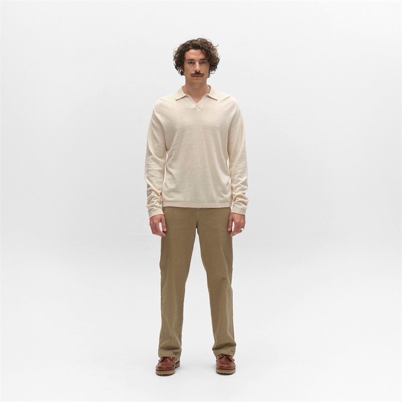 Pull en maille cross dush hommes Sand Melange - Image 2
