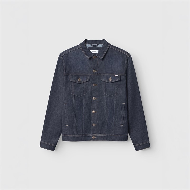 Gabba Mężczyźni kurtka luca self - Dark Blue Denim